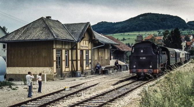 Talgangbahn – Der Bahnhof Truchtelfingen ist Geschichte