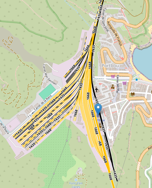 Bahnhof Portbou Open Railway Map